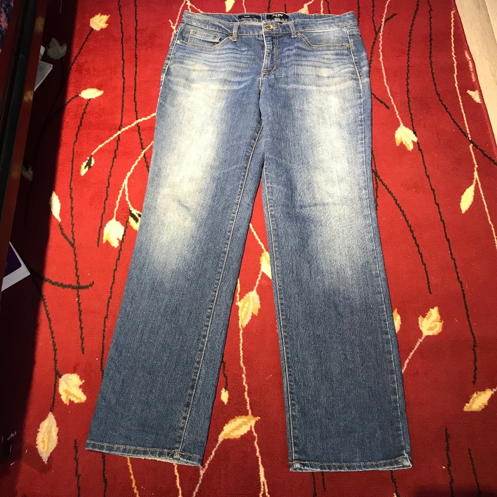 Nine West Rosemary Straight Leg Jeans Size 14
